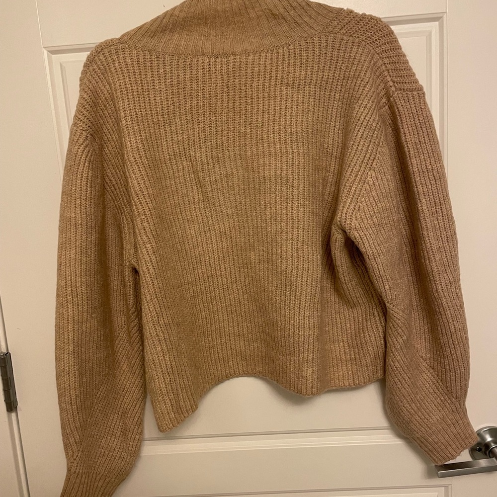 Top Shop Ribbed V-Neck Sweater - Picture 5 of 5